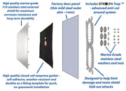 Van Security Shields For Citroen Dispatch 2017-On Side Load Doors