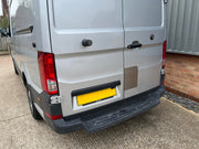 Large Van Security Shield For Volkswagen Crafter 2017-On Rear Barn Door