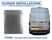 Large Van Security Shield For Volkswagen Crafter 2017-On Rear Barn Door